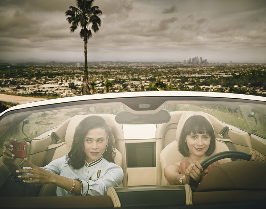 Kidada y Rashida Jones.