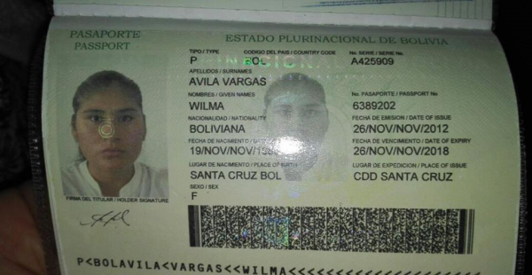 Este es el pasaporte de la mujer fallecida