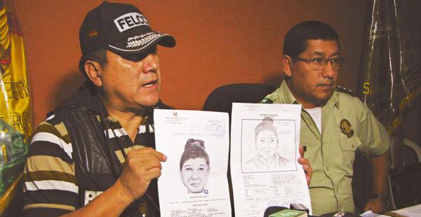 Las autoridades policiales de Montero informan de las pesquisas que se hacen tras la raptora