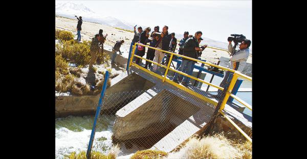 Bolivia demandó a Chile por   las aguas del manantial Silala