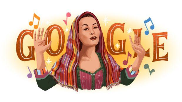Google recuerda con ‘doodle’ a la cantante peruana Yma Sumac
