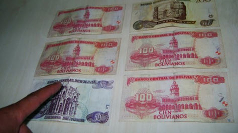 Billetes falsificados. Foto: Archivo