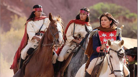 La heroína Juana Azurduy de Padilla