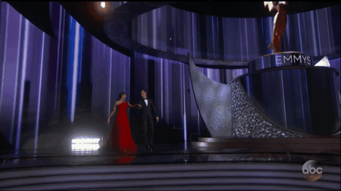 Tom Hiddleston, Priyanka Chopra, 2016 Emmys GIF
