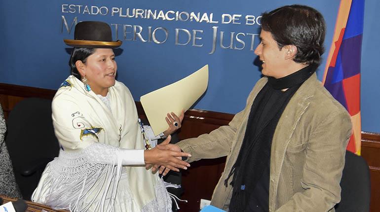 La ministra de Justicia, Virginia Velasco. | APG