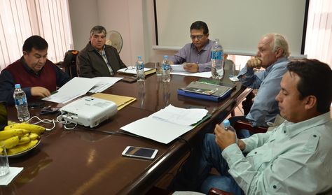El Comité Ejecutivo de la FBF reunido el jueves en Cochabamba.