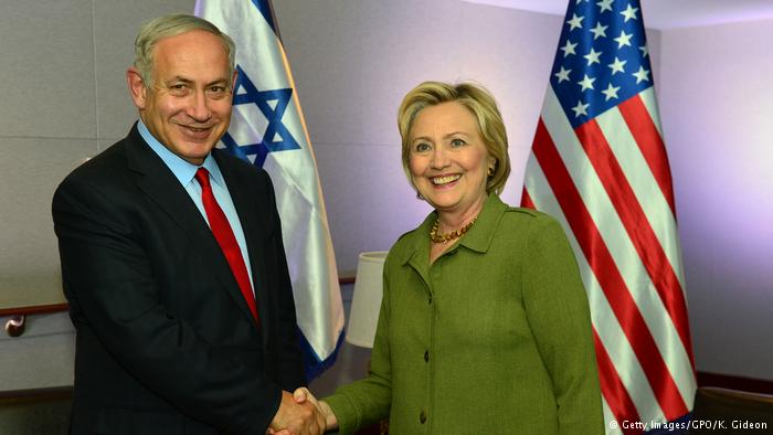 USA Treffen Benjamin Netanjahu mit Hillary Clinton in New York