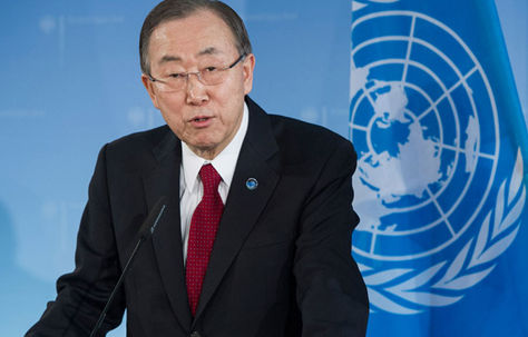 El secretario general de la ONU, Ban Ki-moon. Foto: aujourdhui.ma