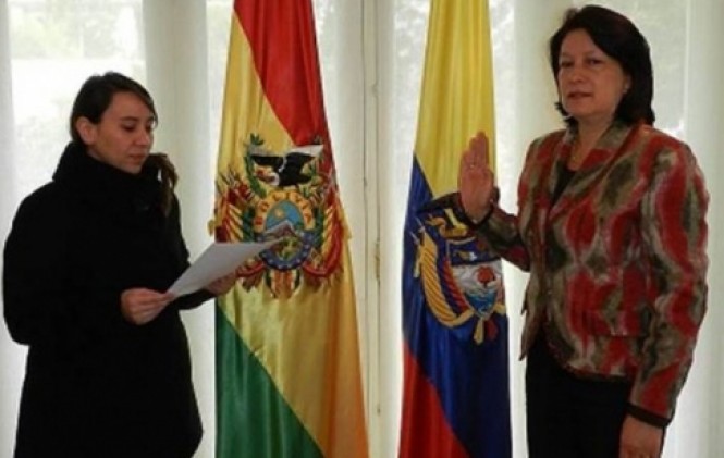 Embajadora de Colombia dice que Evo está invitado a la firma de la paz y que Bolivia envió una avanzada