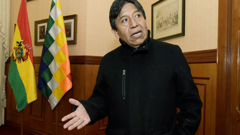 El canciller David Choquehuanca