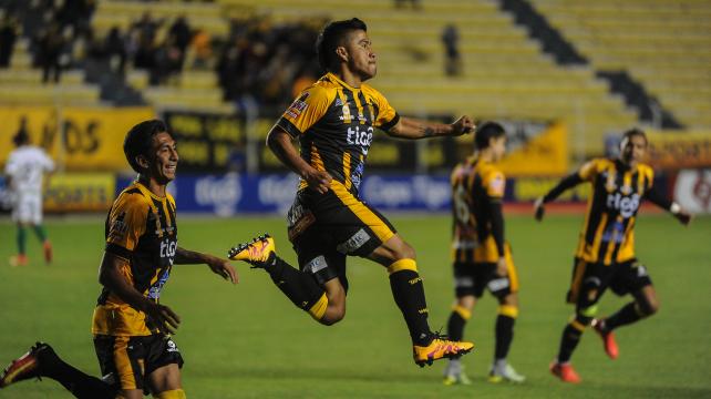 El Tigre terminó festejando tras el tanto de Nelvin Soliz. Foto. APG %image_alt%