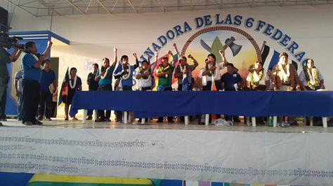 El presidente Evo Morales fue ratificado como ejecutivo de las 6 federaciones del Trópico. Foto: Benito Nuñez