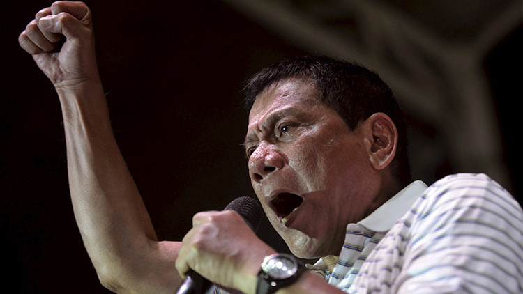 El presidente de la República de Filipinas, Rodrigo Duterte