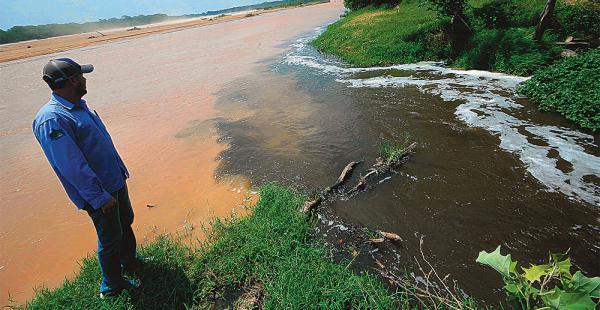 En la ciudad, el Searpi identificó las descargas de Saguapac dentro de sus puntos observados