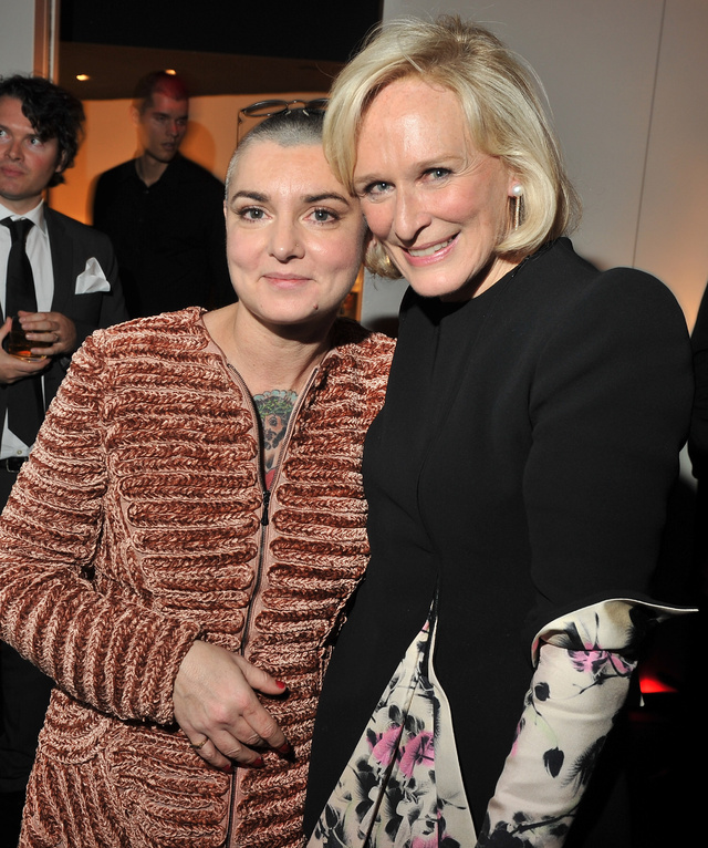 Sinead y Glenn Close en una gala en 2011.