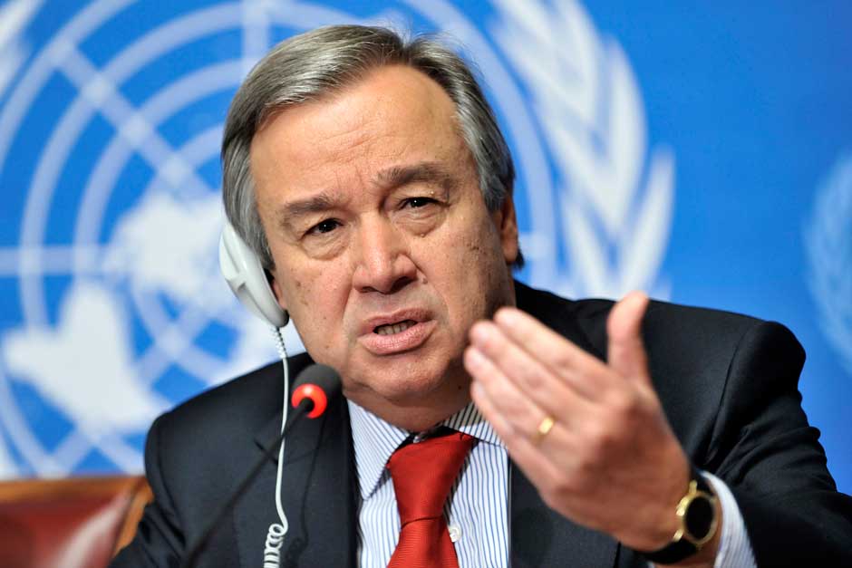 Antonio Guterres. (Vía: Twitter)