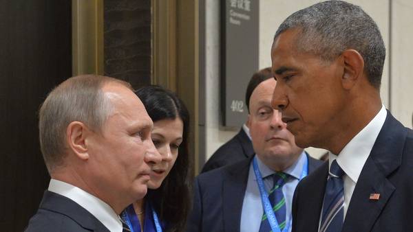 Enfrentados. Las frías miradas de Vladimir Putin y Barack Obama, en septiembre pasado, durante la reunión del G-20 en China. /AFP