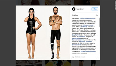 Los protagonistas de la fotografía de Vogue Brasil son los actores Cleo Pires y Paulo Vilhena.