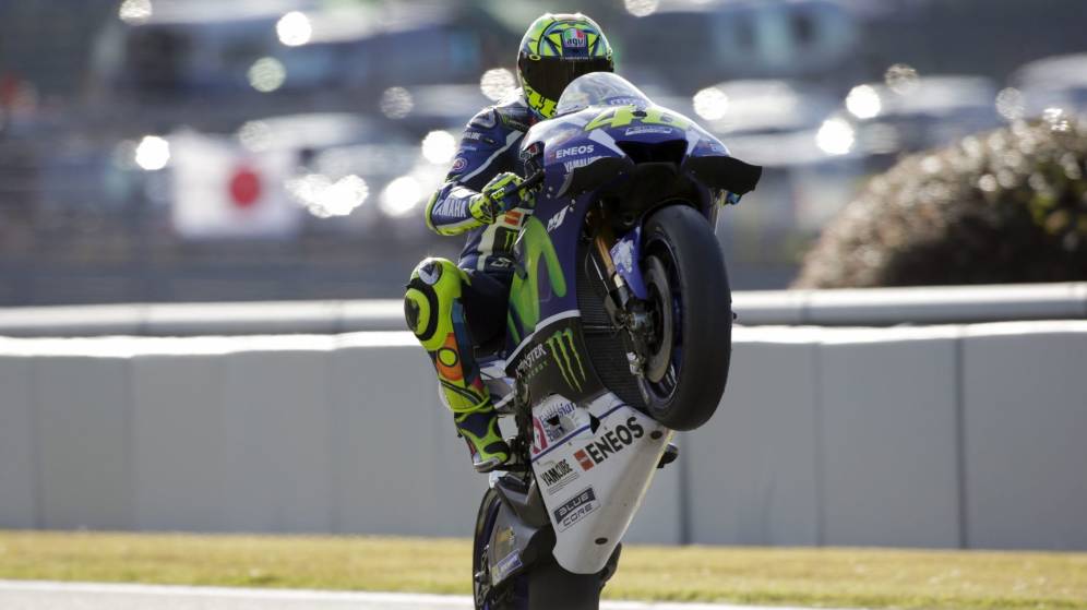Foto: Rossi saldrá primero en Motegi (Kimimasa Mayama/EFE).