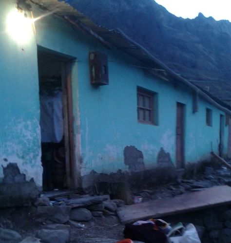 La casa de Ernesto Arapaya que intervino la Policía en un operativo en la madrugada del este jueves en Viloco.