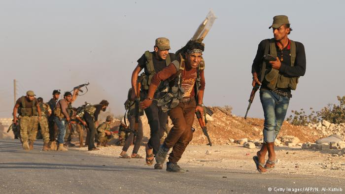 Syrien Gefechte um Dabiq (Getty Images/AFP/N. Al-Kathib)