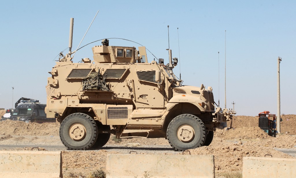 Un vehículo Humvee del Ejército de Irak que enfrentará al Estado Islámico (AFP)