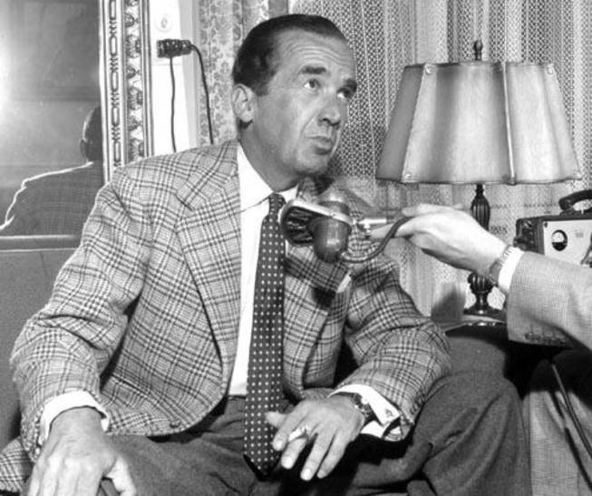 Edward Murrow, en Wiesbaden (Alemania) en 1956. 