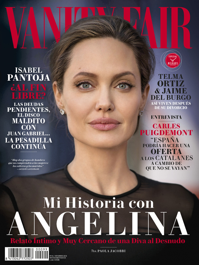 La portada de noviembre de Vanity Fair.