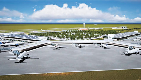 Las imágenes 3D muestran cómo quedará el nuevo Aeropuerto Intercontinental de Viru Viru. Ministerio de Obras Públicas.