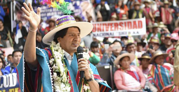 El presidente Evo Morales volvió a hablar del caso Zapata en una concentración en Potosí
