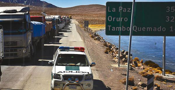 Paso provisional en Chile alivia al comercio exterior