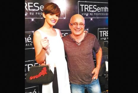 /la new face paraguaya y el organizador. Jazmín Rodríguez Junto A Pablo Manzoni