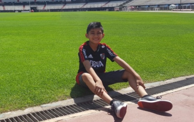 Nicolás Molina Tagle, el niño tarijeño fichado por el River Plate Nicolás Molina Tagle, el niño tarijeño fichado por el River Plate