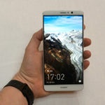 Panltalla encendida del Huawei Mate 9