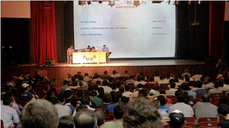 Jerjes Justiniano y su directorio seguirán eju.tv