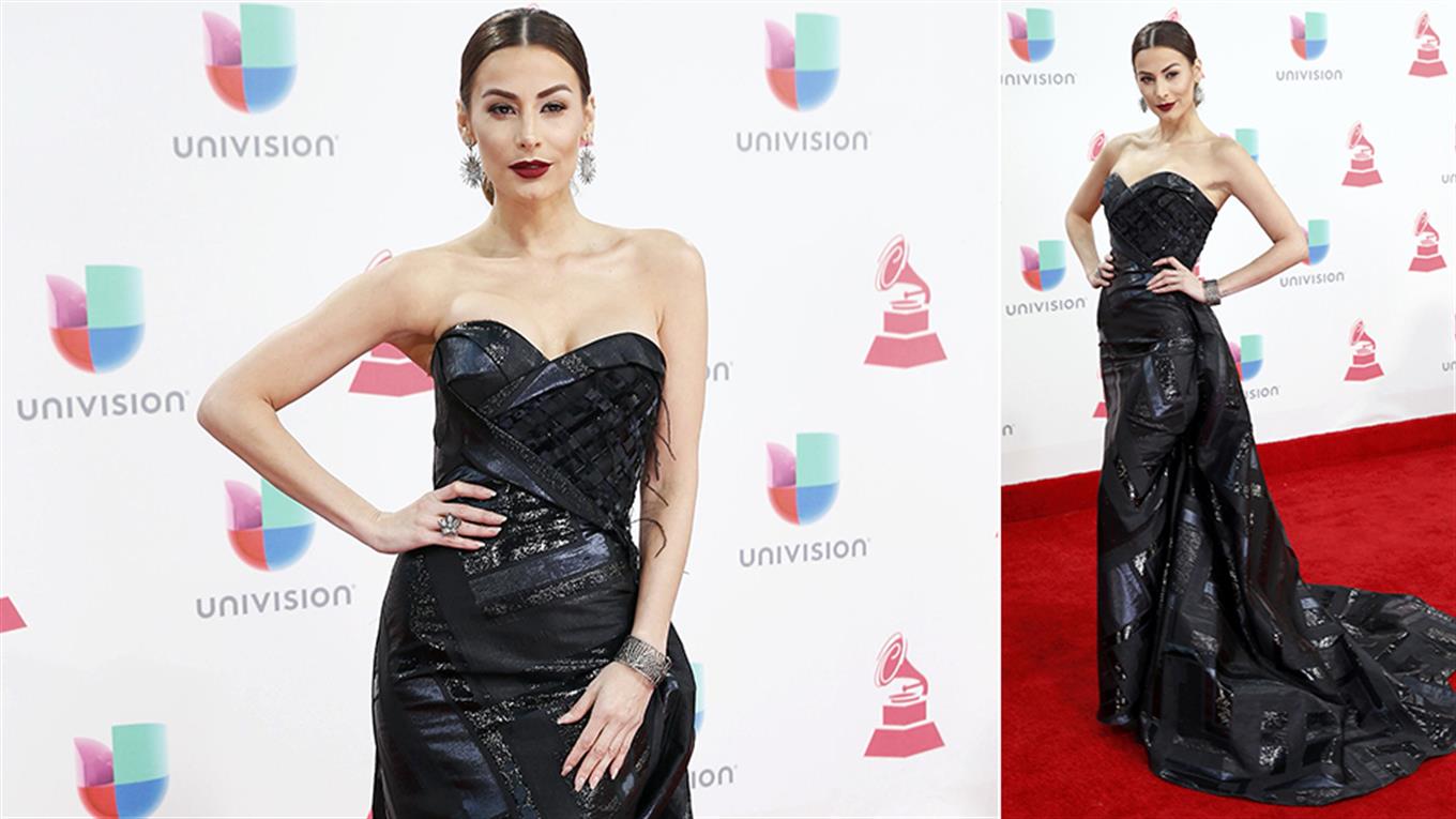Sin demasiadas estridencias, la Miss Nicaragua 2013 Natassja Bolivar, fue una de las más elegantes de la noche. Foto: Agencias