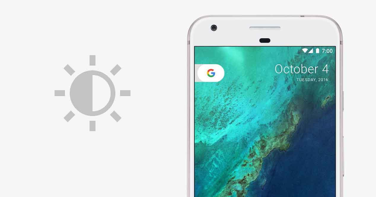 pantalla del Google Pixel