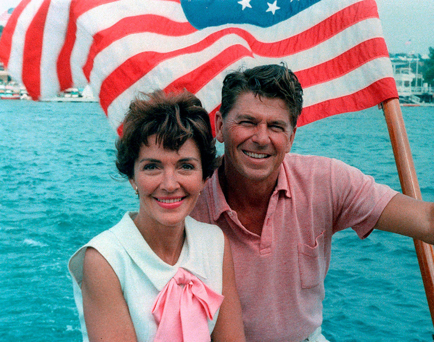 Los Reagan, en 1964. Los Reagan, en 1964.