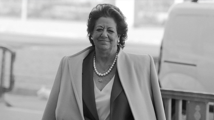 La senadora del Grupo Mixto y exalcaldesa de Valencia Rita Barberá