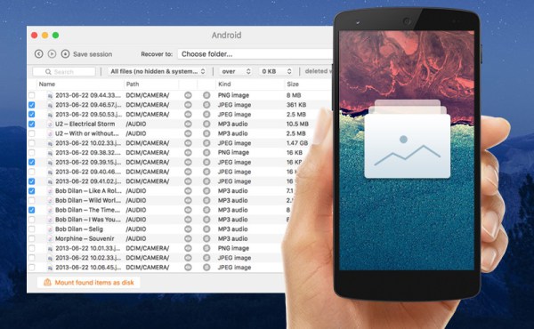 Cómo recuperar archivos borrados en Android y iOS desde Mac