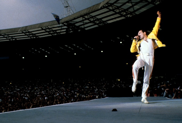 Freddie, el rey de los conciertos en estadios.
