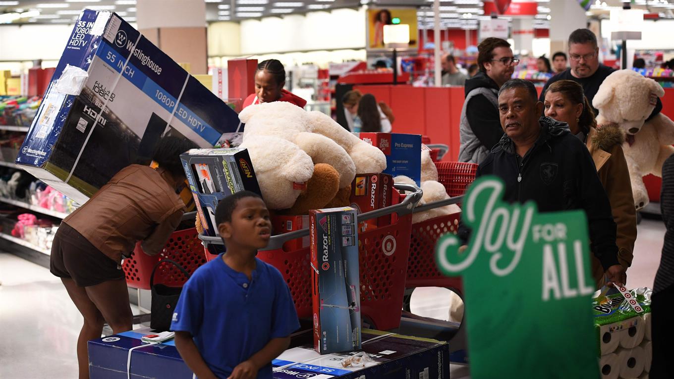 El black friday, un dia de grandes ofertas que se origino en Estados Unidos. Foto: AFP / Mark Ralston