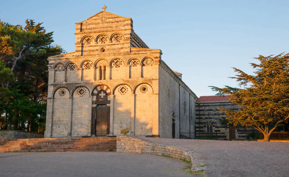 La antigua catedral del complejo de San Pedro Sorres. (iStock)