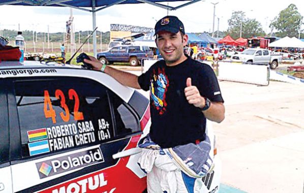 EL PILOTO BOLIVIANO ROBERTO SABA. VICTOR QUISPE