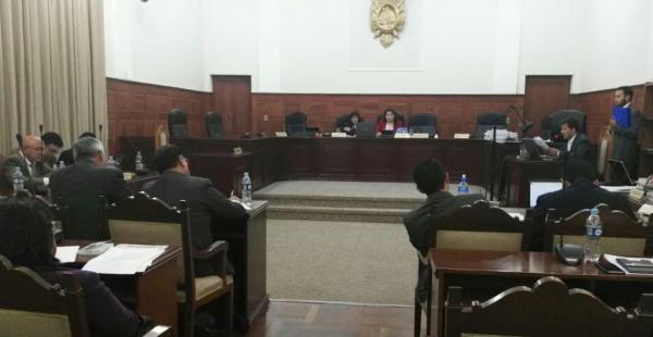 Esta es la audiencia instalada en Sucre por el caso Focas