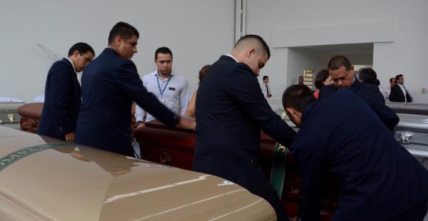 Los cuerpos llegarán este jueves a sus países de origen