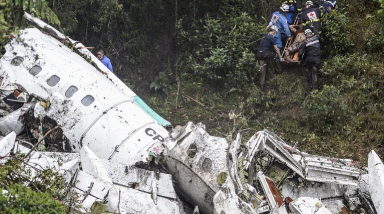 Accidente aéreo del Chapecoense. | AFP