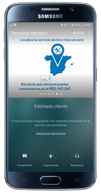 Servicios Samsung Members