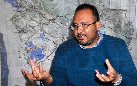 El ministro de Obras Públicas, Milton Claros. Foto: La Razón