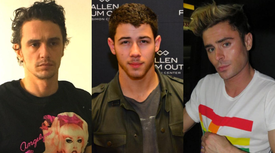 James Franco, Nick Jonas, Zac Efron
